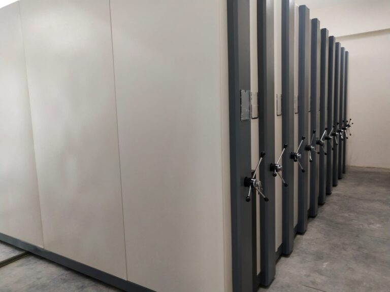 mobile compactor installed at banks