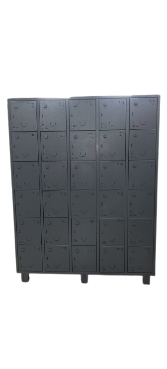 Industrial locker with spacious compartments for organised storage