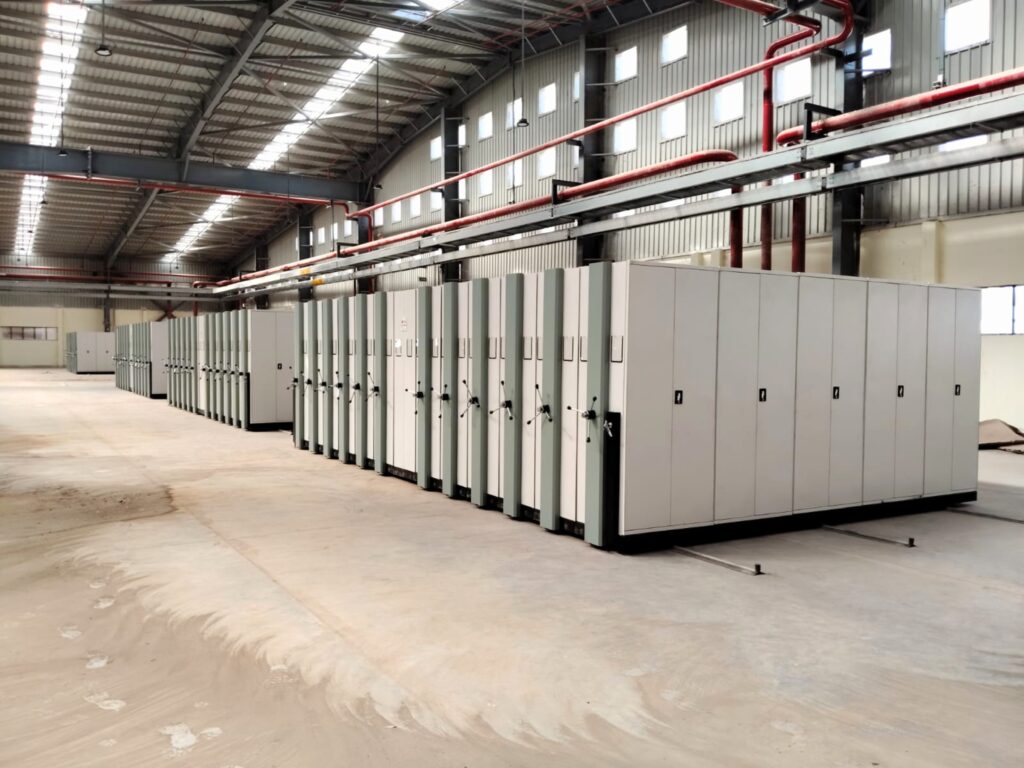 5 bay file compactor storage system installed for L&T Energy Hydrocarbon Barmer Rajasthan