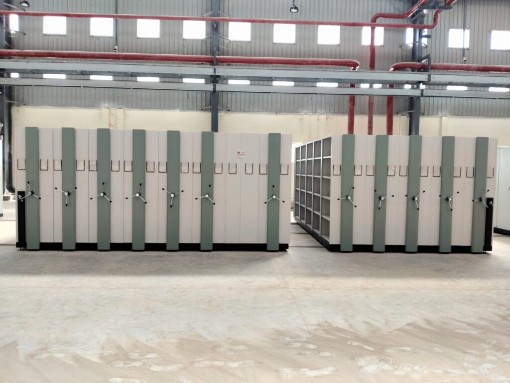 5 bay file compactor storage system installed for L&T Energy Hydrocarbon Barmer Rajasthan