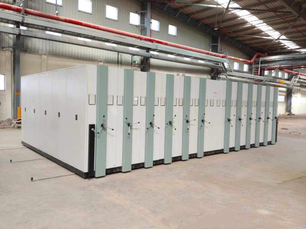 5 bay file compactor storage system installed for L&T Energy Hydrocarbon Barmer Rajasthan