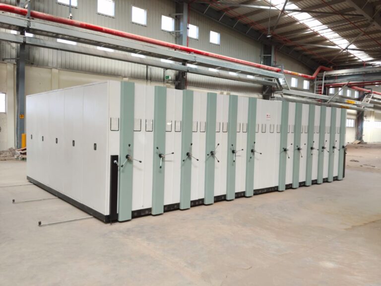 Case Study 12 5 bay file compactor storage system installed for L&T Energy Hydrocarbon Barmer Rajasthan