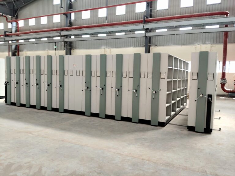 Case Study 16 5 bay file compactor storage system installed for L&T Energy Hydrocarbon Barmer Rajasthan