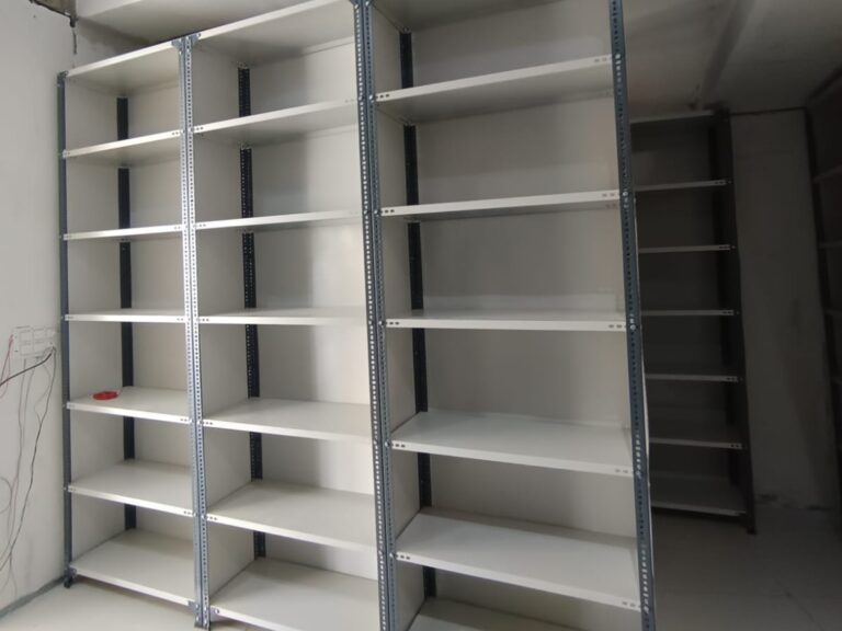 Case Study 8 slotted angle racks installed at vikrant university