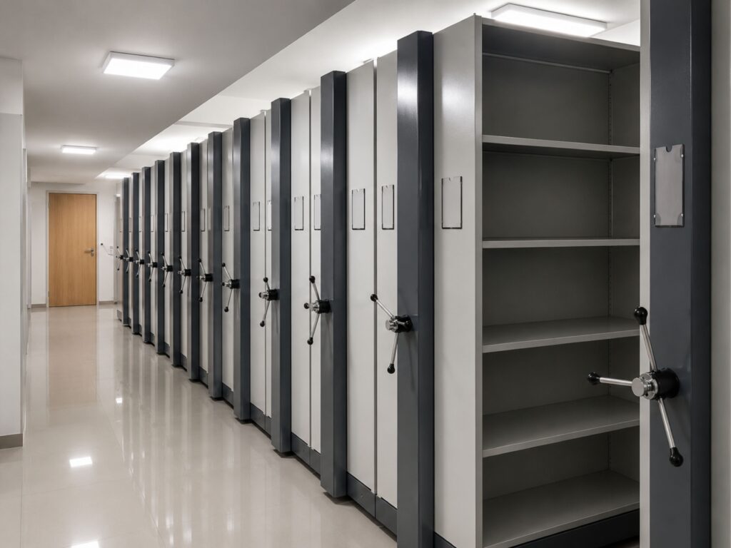 mobile compactor installed at ,Madras Christian College